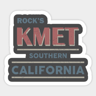 Rock's KMET California Sticker